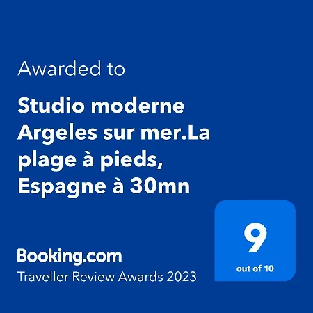 Apartament Moderne Sur Mer.la A Pieds, Espagne A 30mn Argelès-sur-Mer
